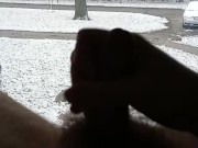 Very Quick Wank Through the Window