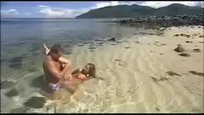 Lauren Has Hardcore Anal Sex on a Beautiful Tropical Beach