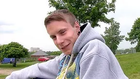 Alpha Takes Control Outdoors: Rough Public Ride for Needy Twink – XXXGay