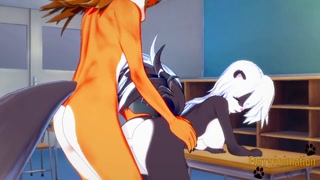 Furry Hentai - Passerby is fucked by Fox