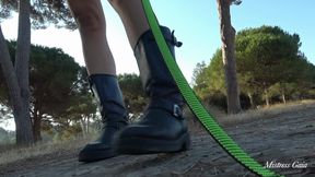 MISTRESS GAIA – LICK MY BIKER BOOTS - HD