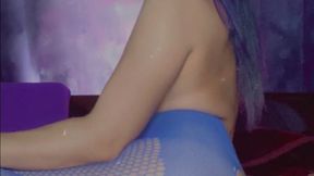 8:30:- Crotchless Fishnet Slut Show
