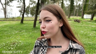 POV: I throat-fuck my Russian best friend jenny kitty and blast her face