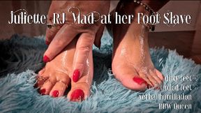 Juliette_RJ Mad at her Foot Slave FULL HD CLIP LEGENDAS EM PORTUGUES - FOOT FETISH - DIRTY FEET - OILED FEET - BBW QUEEN