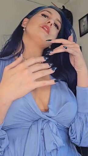 Step Mommy Domme Discovers Your Nail Fetish: a Cozy Encouraging Genderless Jerk off Instruction