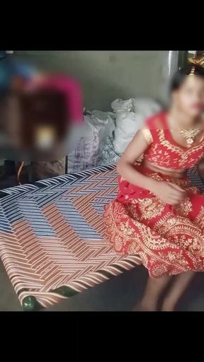 First Night Indian Bride Real Fucking Video