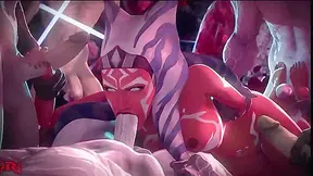 Ahsokas Steamy Star Wars Encounter – Wild 3D Hentai Fantasy Unleashed
