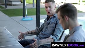 RawNextDoor.com - Bottom bitch twink Scott Finn gets his hole destroyed with Danny Gu