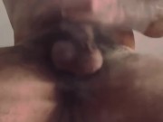 Cumming on a glass support