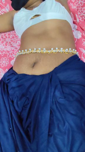 Marathi bhojpuri karwachouth navel with navel chain navel fingering