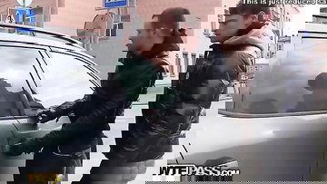 A girl gets hard fucked by 3 guys