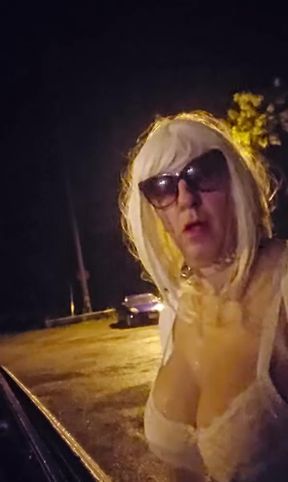 DeeDee in a Pink Skit and White Top