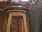 Almost got caught getting fingered at the bar by the bartender after giving me afew shots of tequila