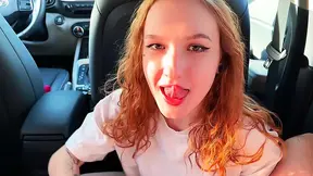 Car stunner gets railed by a stranger on the highway