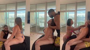 bbc vs two latinas / massage sex