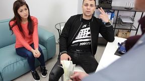 Amateur Docile boy needs a car so his friend for money agrees to have