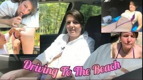 Cumshot Facial with HOT Blowjob &amp; Fucking to the Beach