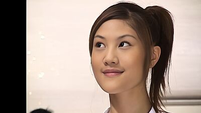 Naughty Asian teen Azusa Ayano gangbanged in hot bukkake sex scenes