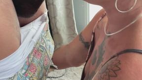 dirty sweaty blow job and fucking after we washed the car, SO FUCKING HOT