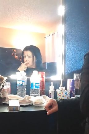 Dangling Long Virginia Slims 120 Cigarette