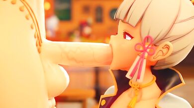 Ayaka x Futa Nilou Sex at the Tavern - Genshin Impact