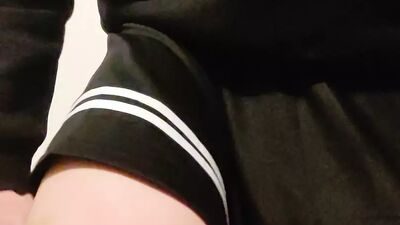 Sissy edges herself trying not to cum