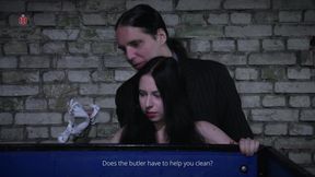 A Maids Ordeal - Judiths Body Used as a Cleaning Rag for Humiliating Car Wash