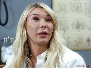 My tranny doctor loves to use her jock