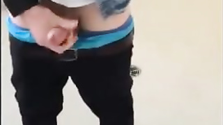 Sagging, jacking and cumming at college 5