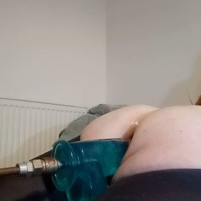 Big, thick, dick in my fat ass. Anal machine is banging my booty nice and deep.