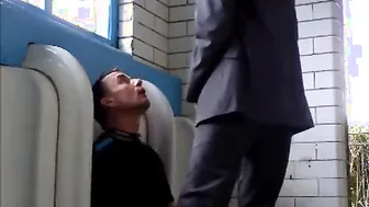 Amateur Gay Blowjob in Cruising Encounter