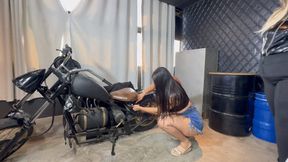 MY JOB IS KISS MY BOSS PART 1 By ATENA AND KIARA CAM BY DANI FULL HD