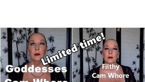 For a LIMITED time! Audition to be Goddesses Cam Whore and Cam Whore Training by Goddess Natasha HD (WMV)