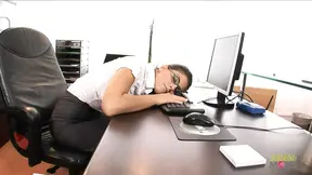 Constantly fantasizing about hardcore anal sex gets the naughty milf fired from her office job