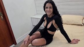 A novinha Talitinha deixou botar no cu a vontade na sua primeira vez no canal