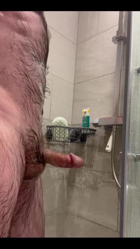 Shower Then Wank on the Sofa