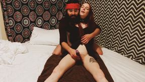 Tommy Chong Uses Toy On Petite Redhead While Shes On Her Period - Verified Amateurs