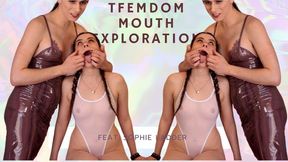 HD Ziva Fey TFemdom Mouth Exploration By Sophie Ladder