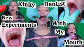 Kinky Dentist Visit: Gloved Mouth Play, Extreme Dildo Experiment & Uvula Close-Up POV