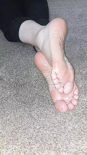 Beth Showing off her soles