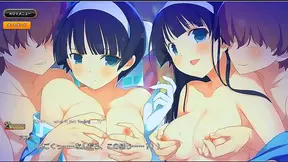 Hentai Anime Eroge Couple Enjoy Intense Evening Session With Subtitles