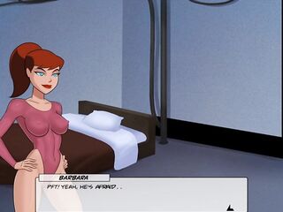 Barbra Gordon shows off her sexy body to Lex Luthor