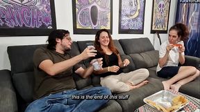 TRUTH OR DARE - a somewhat special evening - it was supposed to be just a night out to eat with friends... but we started playing a game that degenerated into something dirty.  AUDIO: ITALIAN - SUBTITLES: ENGLISH