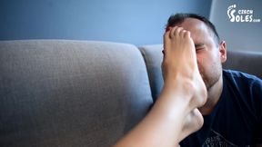 Foot fetish confession goes very well for him!