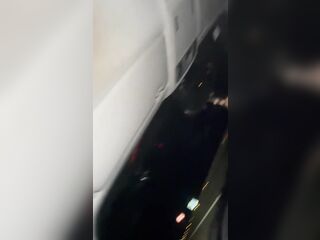 My breasty wife gets lascivious in the car and gives me a fellatio whilst I'm driving - Yasmina Khan