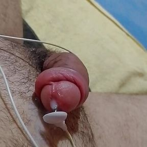 Electric Shock On The Cock And Enjoying Yummy With Surprise At The End