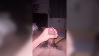Finishing wanking off alone cause I’m too mischievous