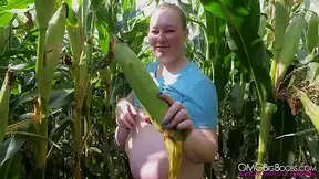 Lily Fucking her Lover in Corn Field