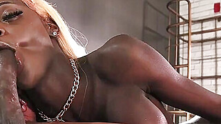 Hot shemale hard fuck with cumshot