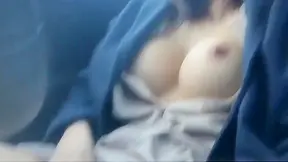 Japanese Porn ~ Sensational Self-S solo with Gargantuan Nipples!